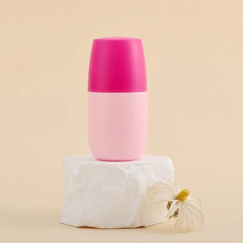 Custom 50ml PP Deodorant Stick Bottle Empty Antiperspirant Container Portable Travel Perfume Essential Oil Roller Bottle