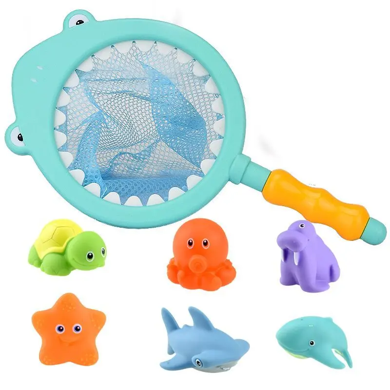 KYK Top Selling Unisex Plastic Insect Bathtime Fun Learning Education Toys Baby Floating Squirt Toys
