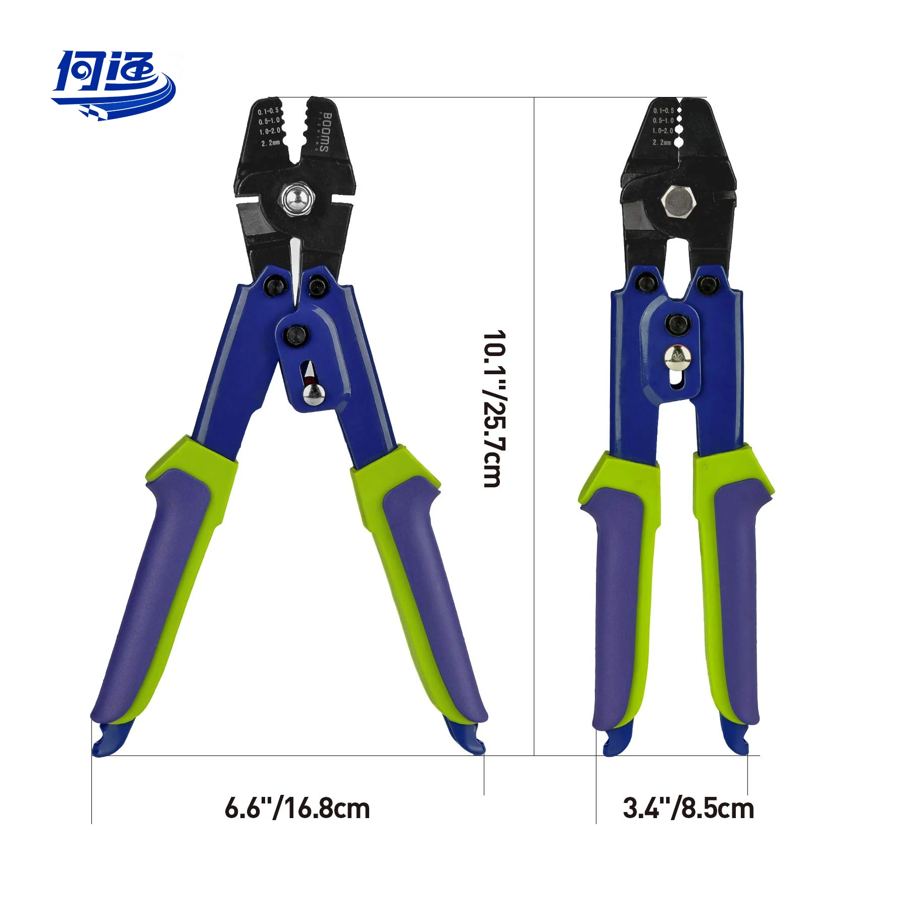 Wire Rope Crimper Tool Fishing Crimping Stripping Pliers Saltwater With Side Cutters for Leader Line Cutting