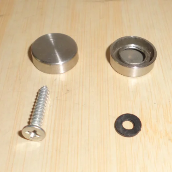 Stainless steel plastic sign screws covers bronze mirror screws cover