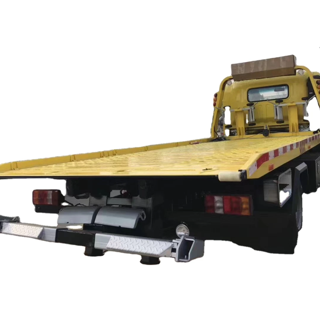 used HOWO SINOTRUK WRECKER TOW TRUCK ROAD RESCUE FLATBED factory supply directly