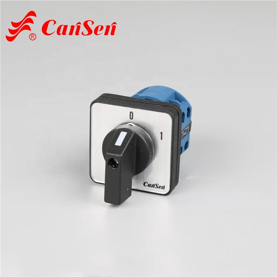 Cansen LW26-20 поворотный Кулачковый выключатель переключения 0-1 4p, испытательный аппарат электродвигателя, сварочный аппарат