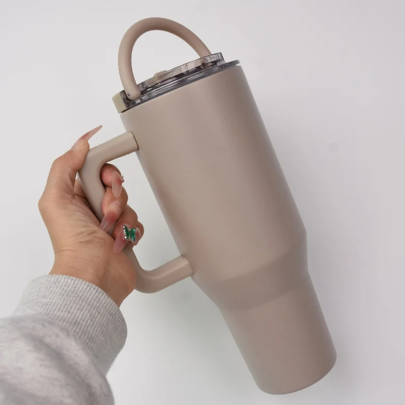 100% Leakproof Custom Logo 40OZ 30OZ Tumbler Adventure Stainless Steel 30oz Vacuum Mug Tumbler With Flip Straw Traveler