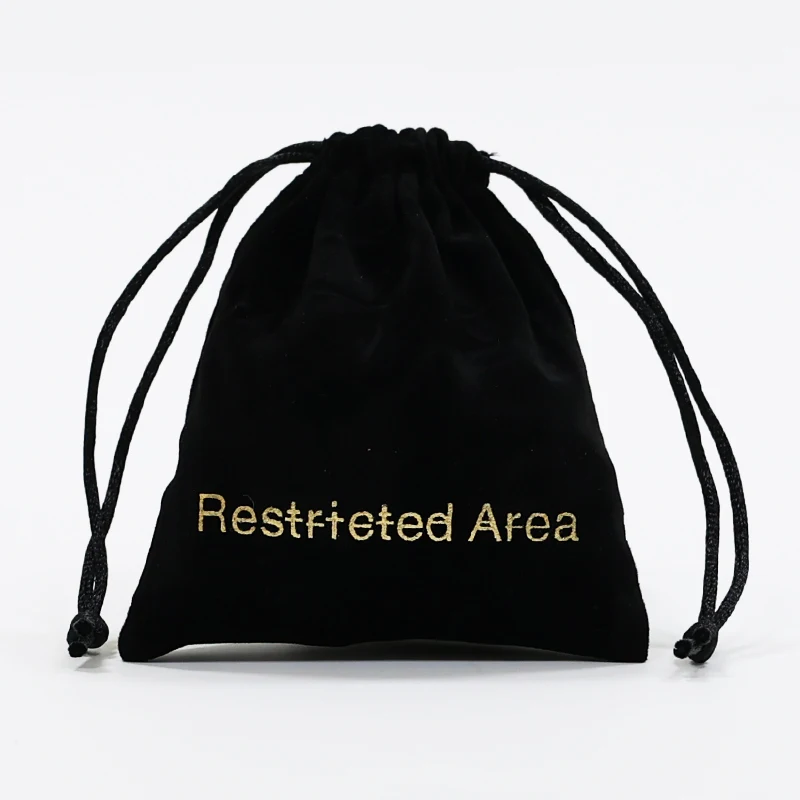 Оптовая продажа, упаковка на заказ, хлопковые атласные бархатные мешки на шнурке для подарочной упаковки ювелирных изделий