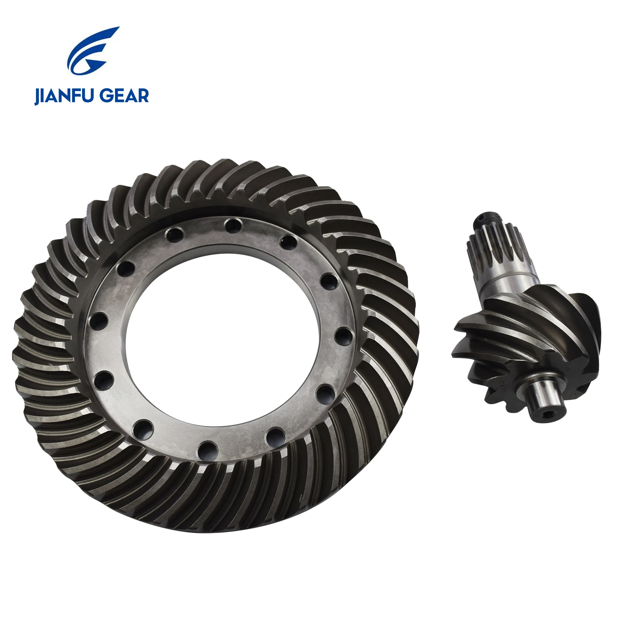 
Latest Technology Best Standard Wheel Gear JF6800 8:37 Spiral Bevel Gear Set 