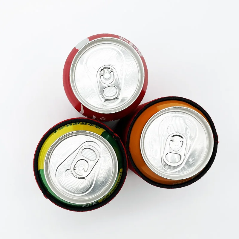 High Quality Custom Logo Magnetic Neoprene Can Cooler Holder