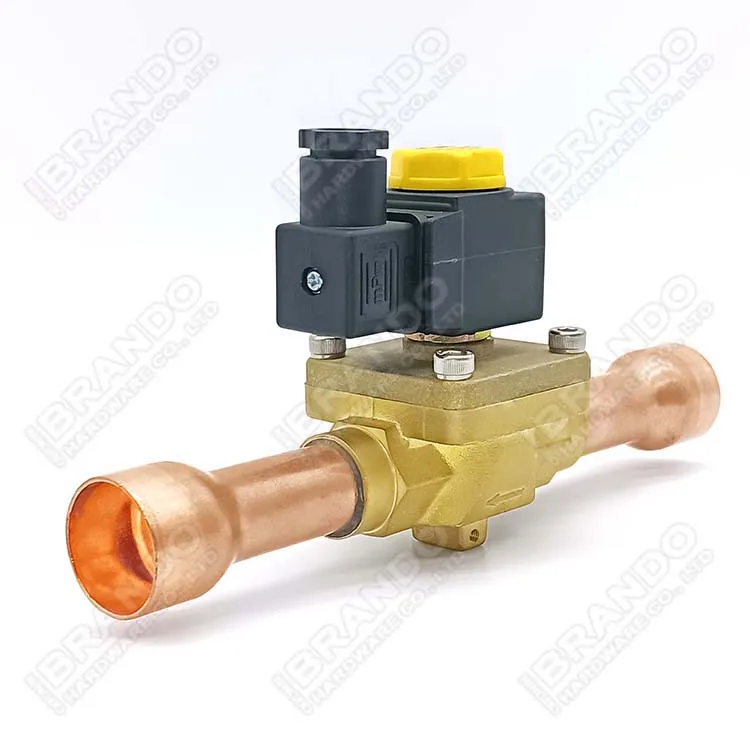 1-1/8' 1099/9 ODF Solder Brass Refrigeration Solenoid Valve For Air Condition 12V 24V 110V 220V DC AC