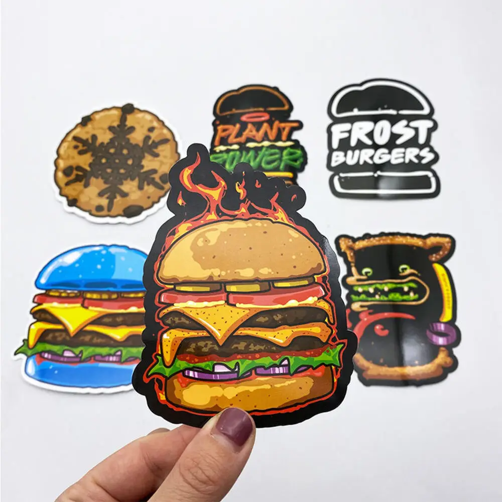 Индивидуальная графическая наклейка печать Cmyk Модный холодильник красочная рекламная плакат для украшения