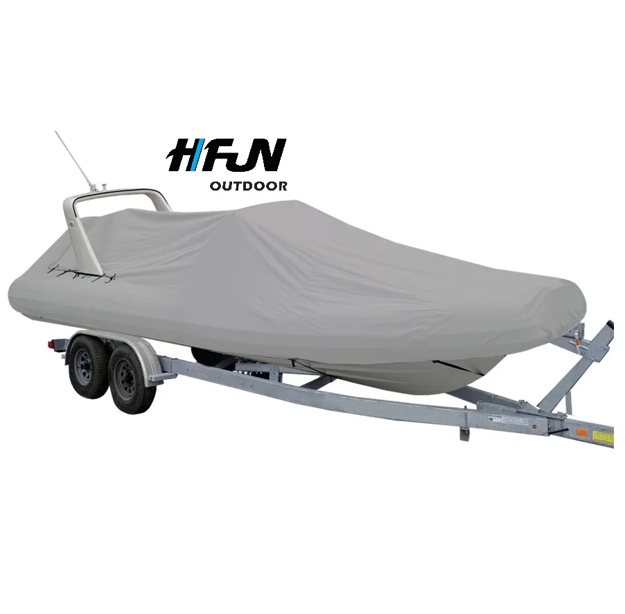 High quality custom Logo 600d 600 denier boat fender cover lost creek kayak 10 console cover boat stretch cover