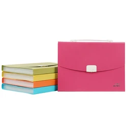 Wholesale Office School Stationery Products Paper Protector Bag Expanding Handle File Organizer Folder