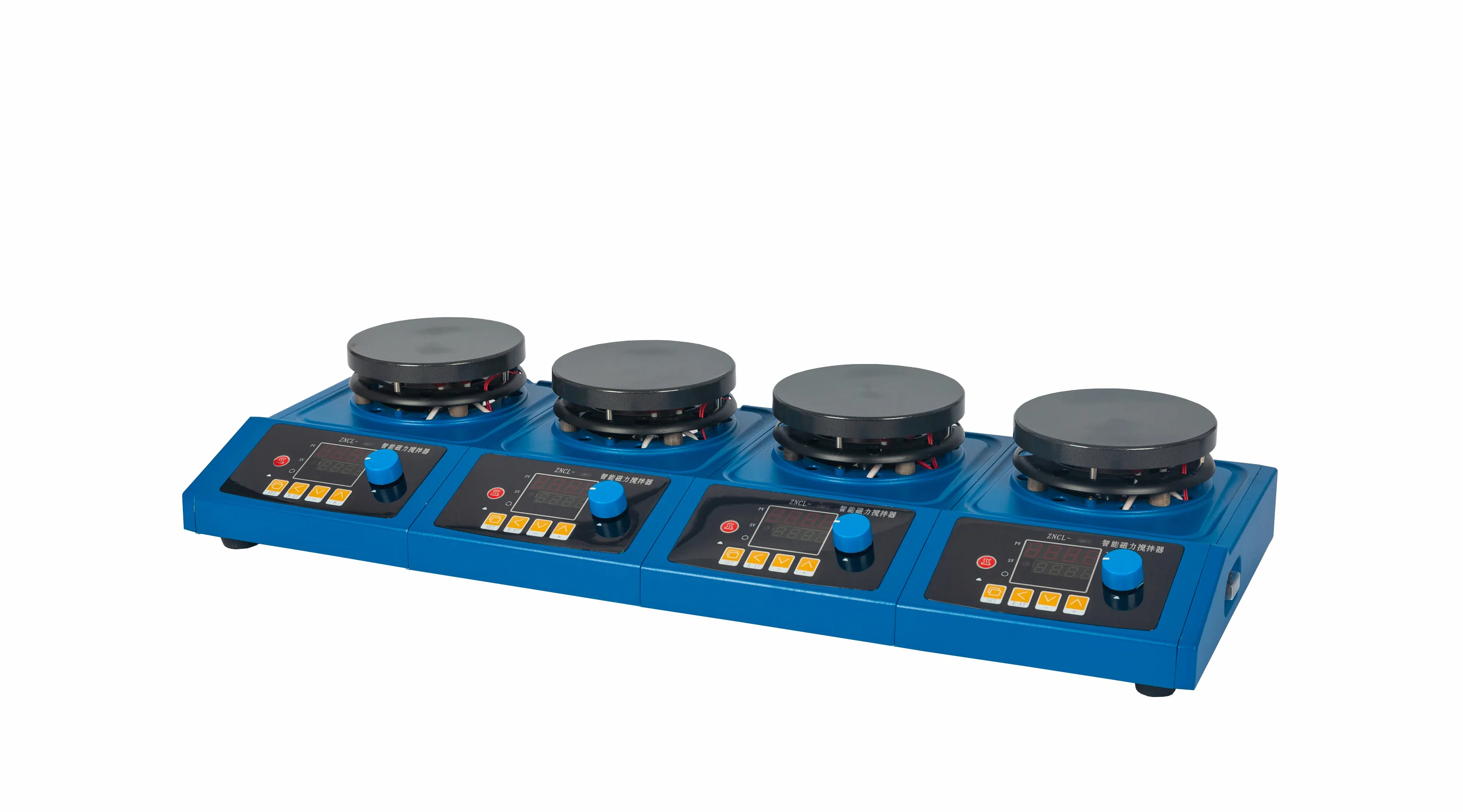 4 position hot heating stirring plate Max heated magnetic stirrer