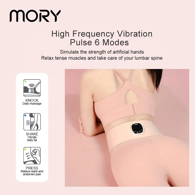 Portable Electric Heat Pad Rechargeable Belly Warmer Belt Best Menstrual Care Period Pain Relief