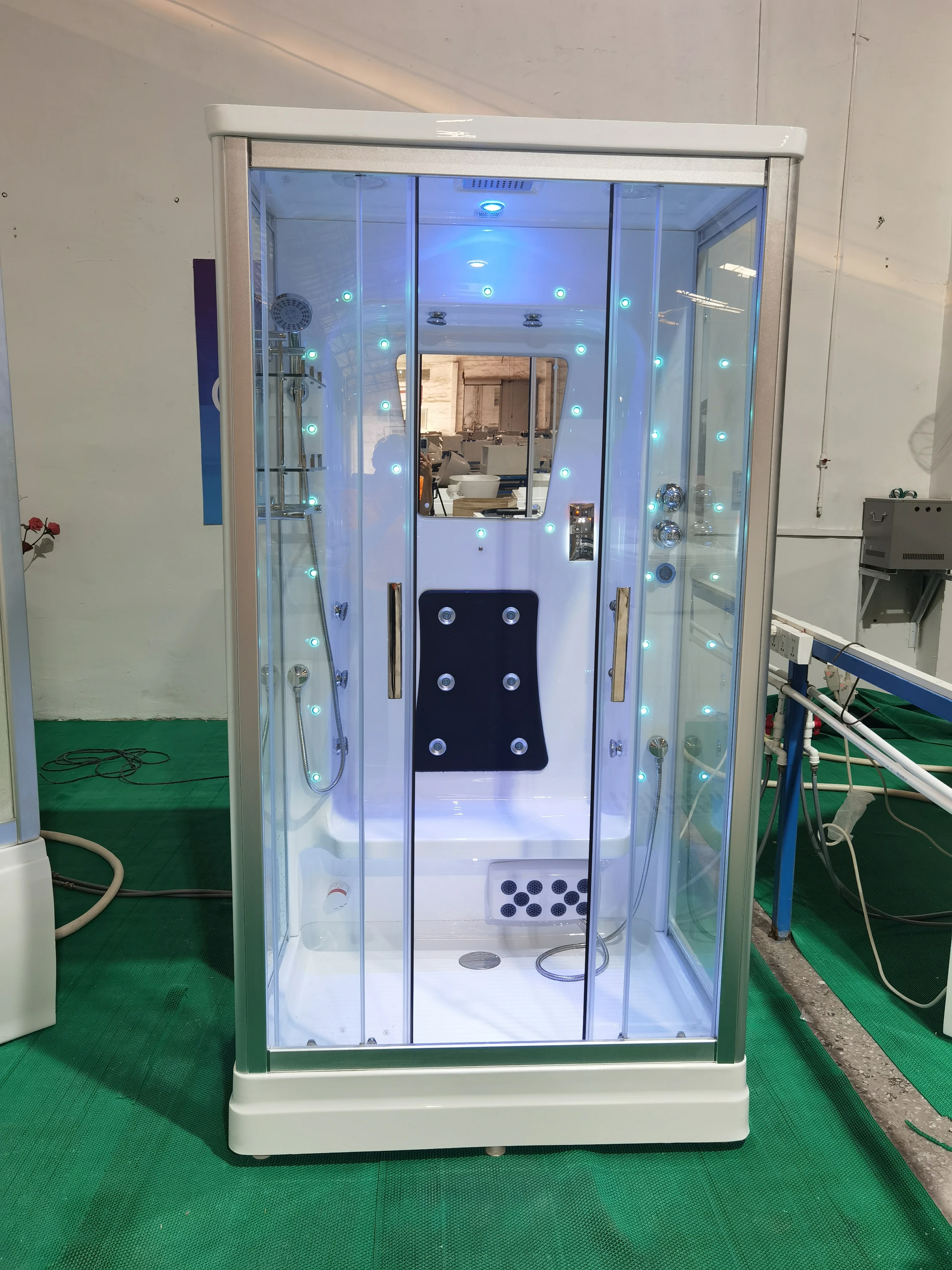 Good Selling Bathroom Cabin Luxury Design Steam Sauna Bath Shower Rooms Y846