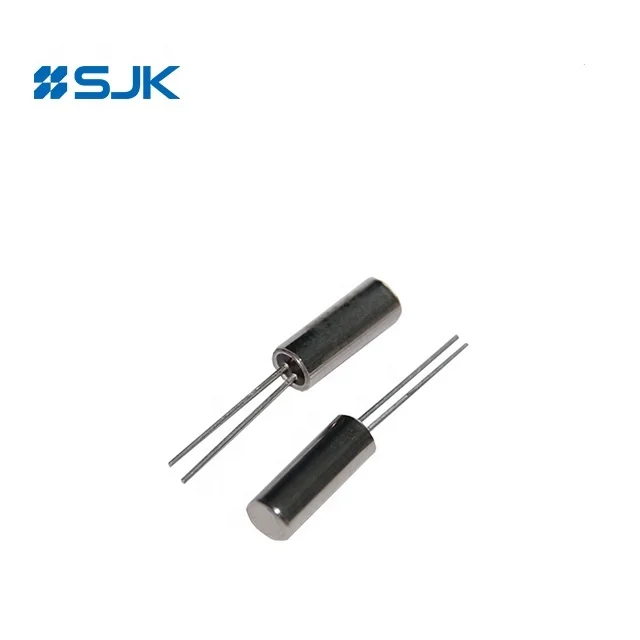 SJK Quartz Cylinder Crystal 2*6mm or 3*8mm or 3*10mm Dip 2 Pin Crystal Resonator (1600208176418)