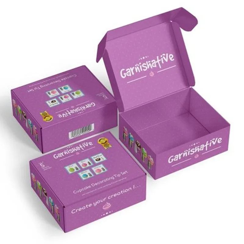 Luxury Design Private Label Corrugated Board Wig Weave Packaging Hair Extension Paper Box With Silk ribbon