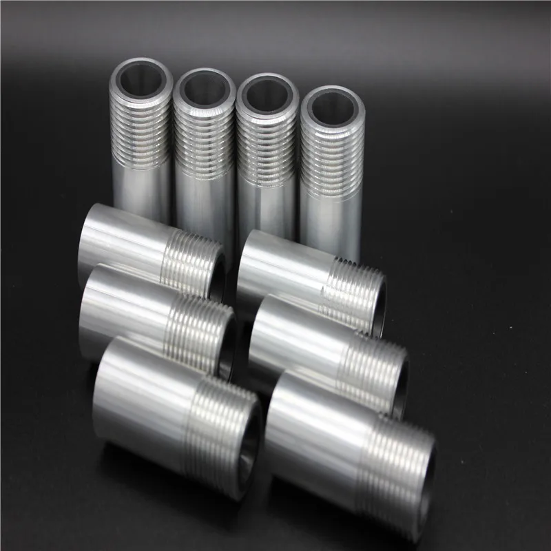 High pressure boron carbide gun screw thread nozzle