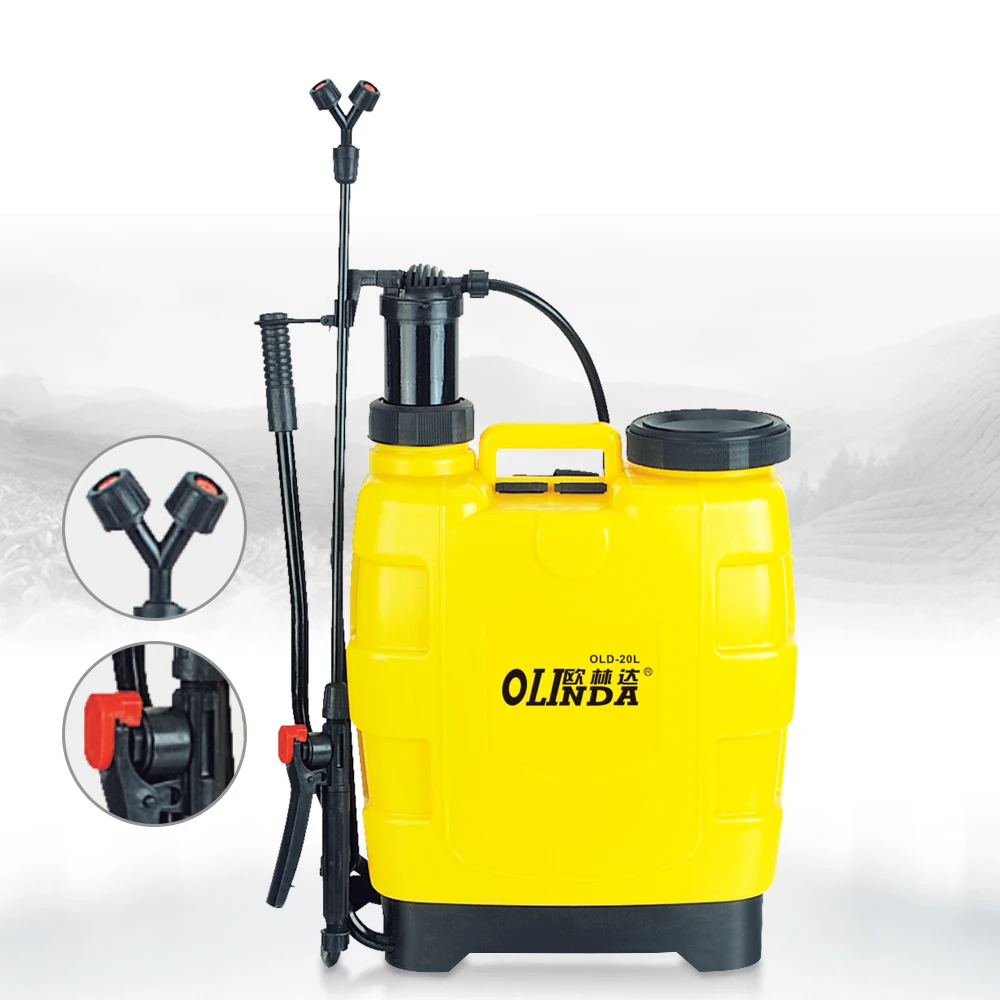 Olinda Cheap cattle plastic pump spray nozzle 16L/18L/20L agricultural and Garden  manual sprayer