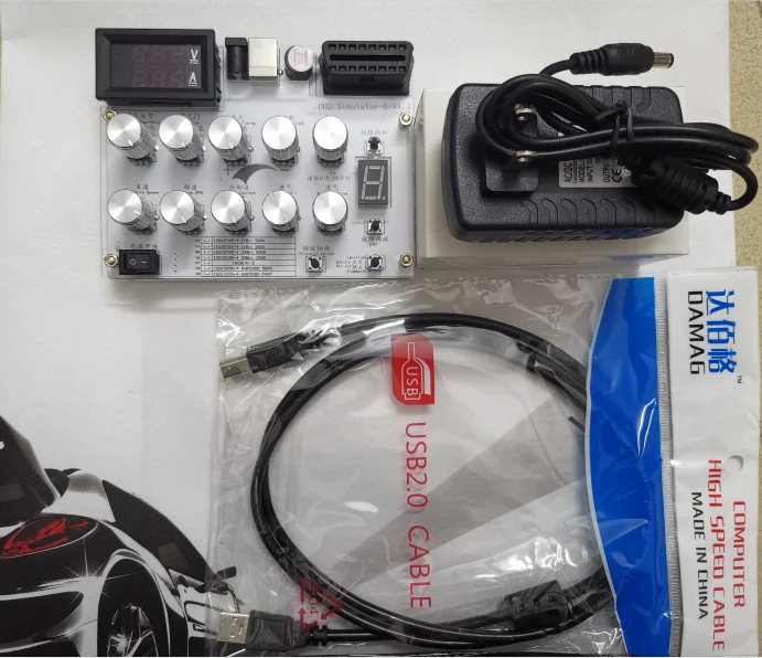 Версия на английском языке симулятор OBD J1939 II тест разработку ELM327 можно настроить 5-SAE-J1939 автомобильный