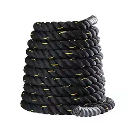 Wholesale Gym equipment Custom LOGO 1.5in 2.0in*30ft 40ft 50ft durable poly dacron Basic training battle rope