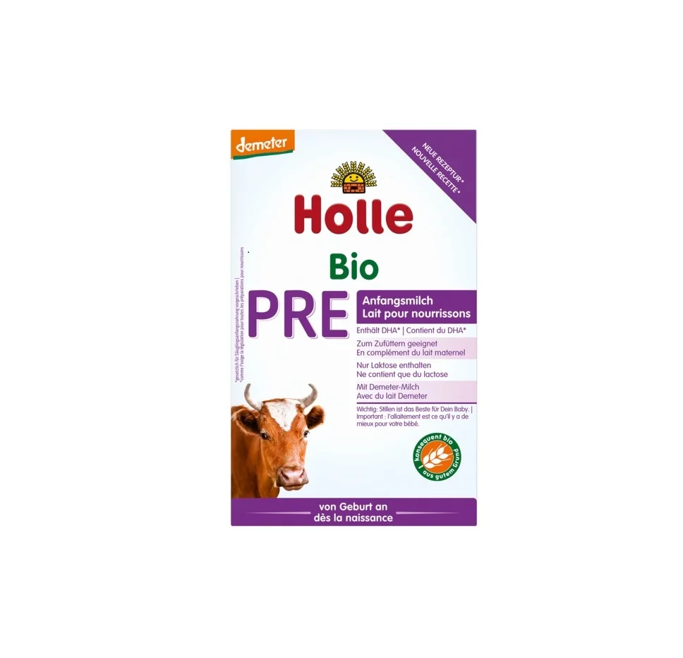 
Holle PRE Initial Milk Organic infant formula Babyfood from birth 