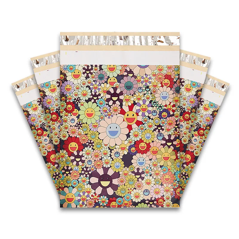 Custom print logo postal envelope plastic clothing package shipping mailing bags branded polybag