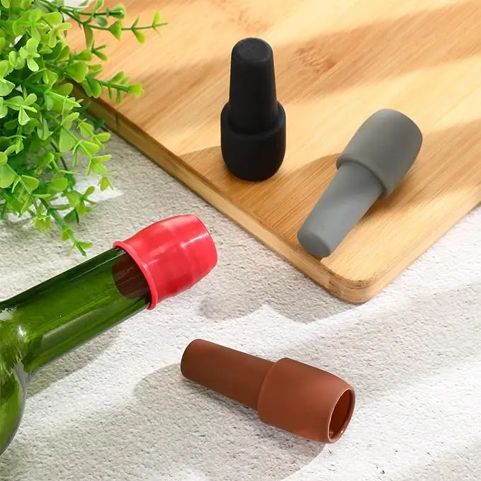 YDS Wine Stopper Soft Silicone Wine Corks Reusable Bottle Stopper Bottle Sealer to Keep Wine Fresh