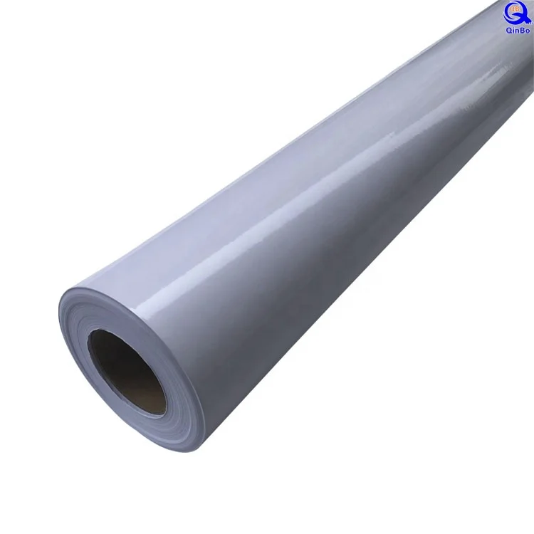 Self Adheslve Vinyl Black 140gsm glossy bubble free car body sticker polymeric vinyl swlf adhesive vinyl