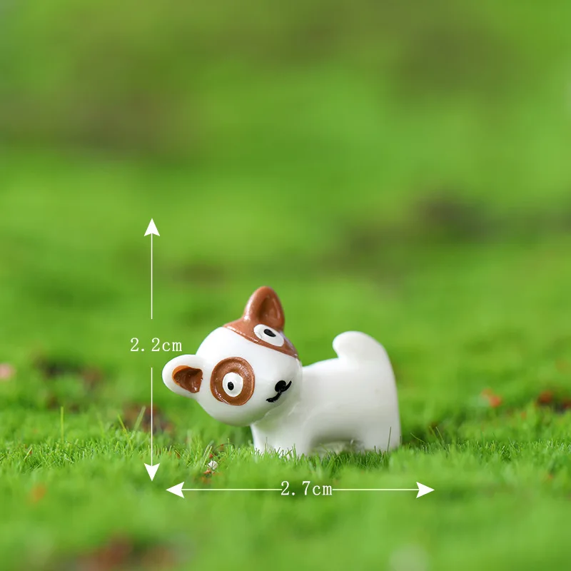 Fairy garden miniatures , dog  ,Animal Model Figures, DIY Terrarium & Doll house Decor, Moss Landscape Accessories
