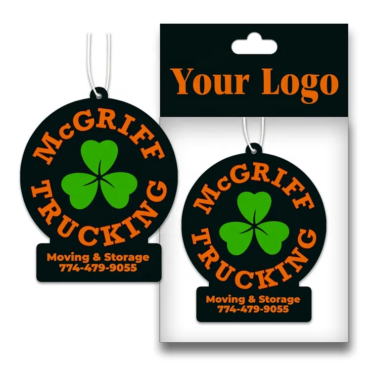 Бумажный автомобильный освежитель воздуха на заказ