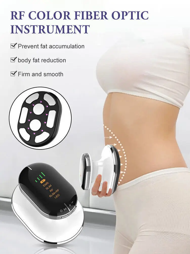 Kingworth 4 in 1 V Shape Body Butt 80k Slimming Skin Tools Massager Cool Face Body Microwave Slimming Device Machine For Face