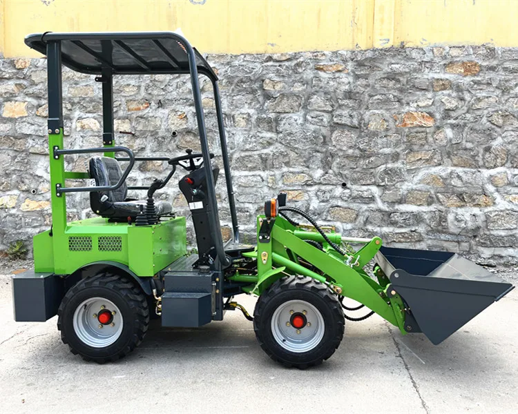 Небольшой погрузчик по низкой цене 400 кг 600 четырехприводный Электрический мини-погрузчик