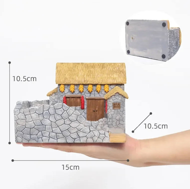 Vintage Farmhouse Country Simulation Resin Flowerpot Creative Outdoor Shopping Mall Use Garden Pot for Indoor and Outdoor