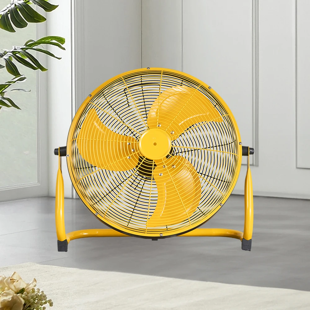 Hot Selling Summer Home Strong Power Cooling DC 12V Rechargeable 12 Inch Full Metal Portable 18W OEM ODM Floor fan