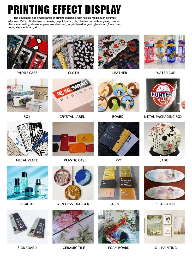 factory price small desktop digital inkjet flatbed A3 uv printers for logo printing