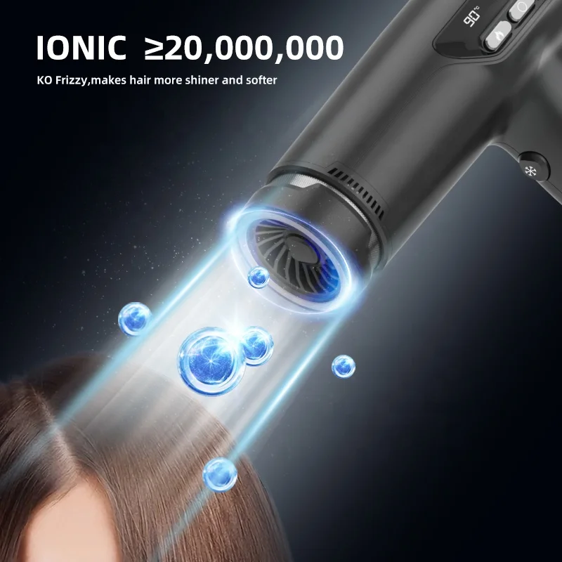 High Quality Portable Negative Ion Nozzle Brushless Motor Cold Air Hair Dryer