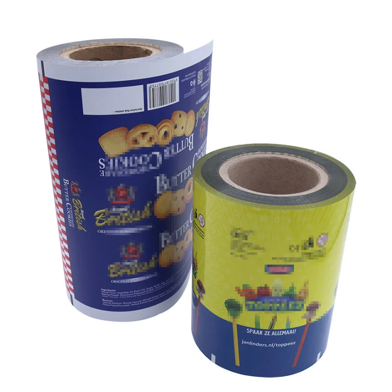 Custom Print 35mm Bopp Pe Flexible Roll Film Laminating Food Packaging packPlastic Roll Film For Kids Toy