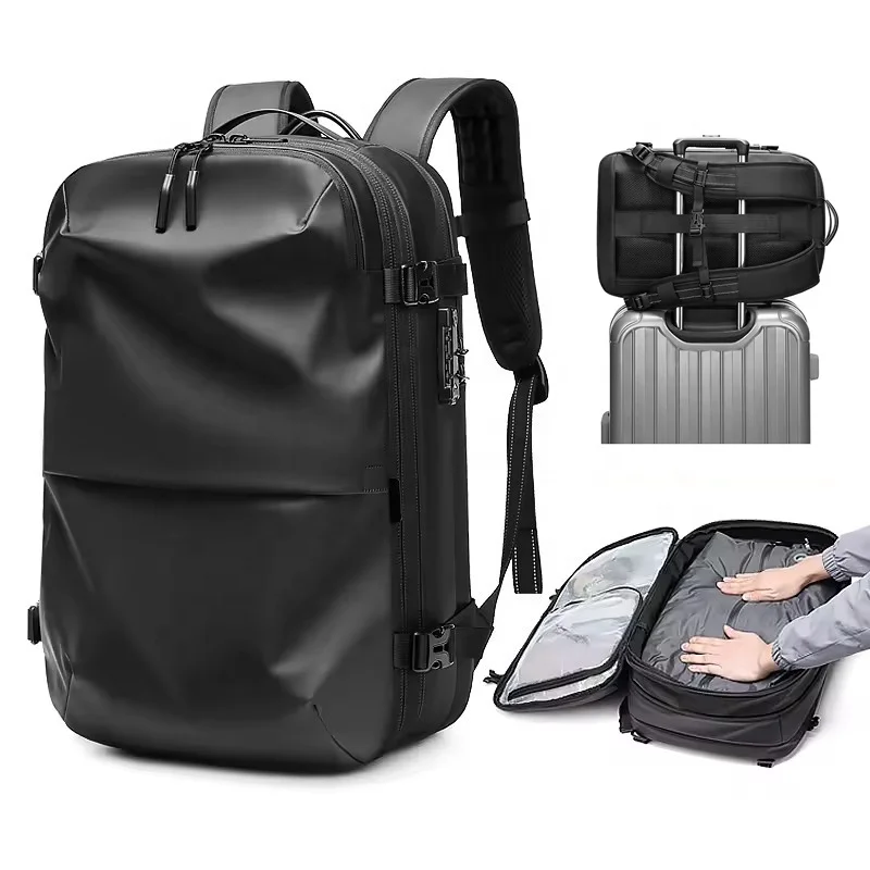 2024 Hot Sale Luxury Business Smart Backpack Outdoors Vacuum Compression Backpack Laptop Travel Backpack for men