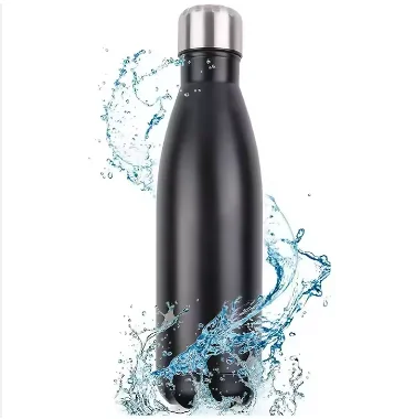 Customizable Logo Metal Stainless Steel Water Bottle Design Printed Brand Promotion Gift Custom 500ml Sport Water Bottle