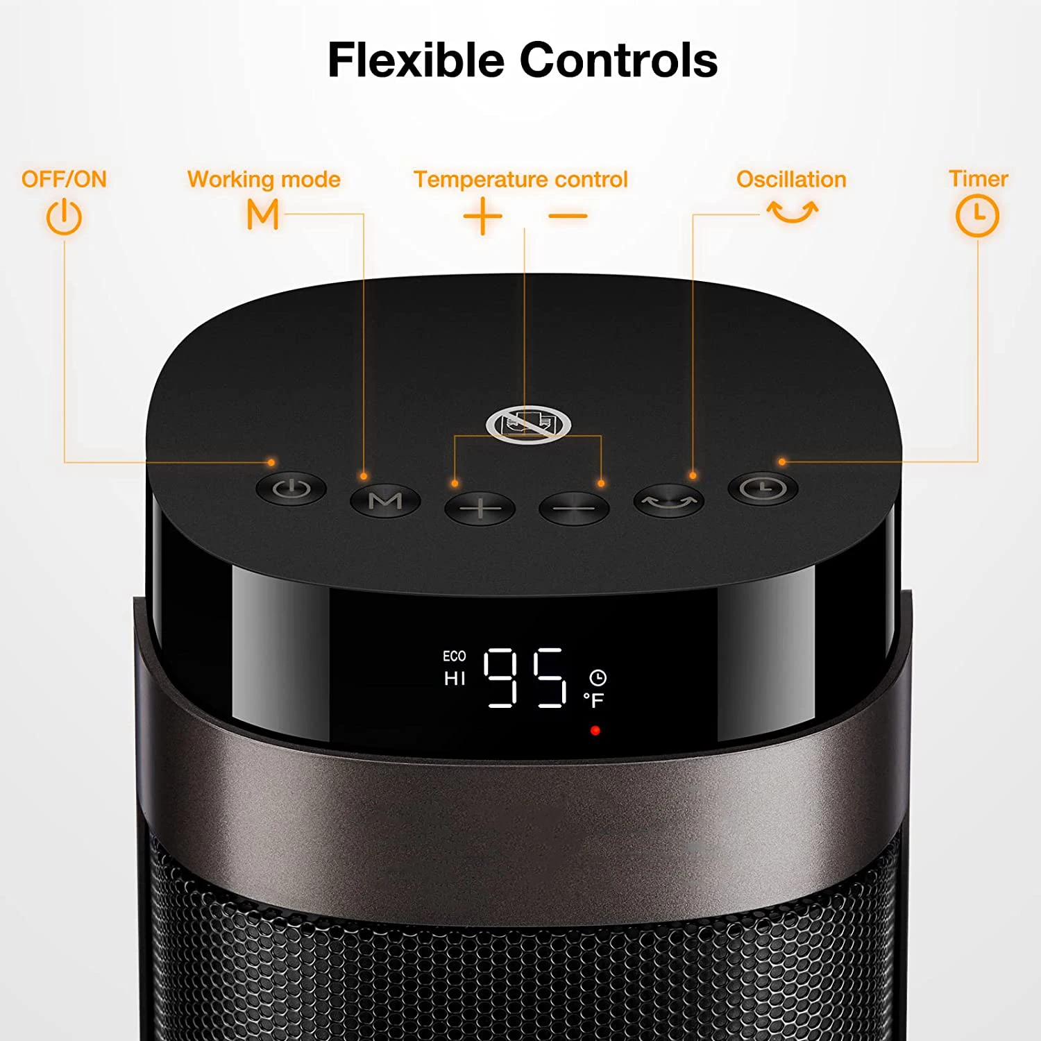 Современный Электрический обогреватель бытовой техники нового дизайна 2000 Вт