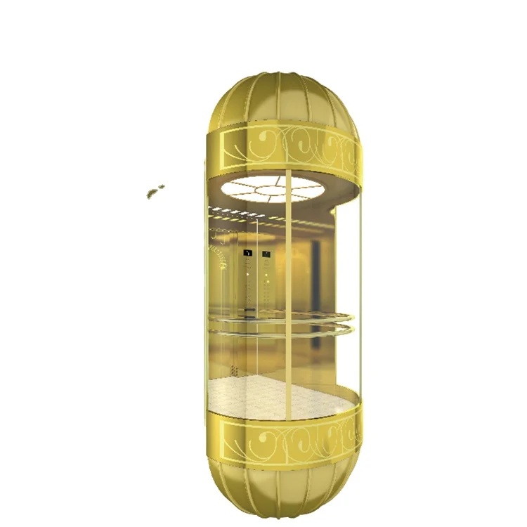 Cheap Price Villa Used Pneumatic Vacuum Elevator, Villa Glass Home Round Panoramic Elevator