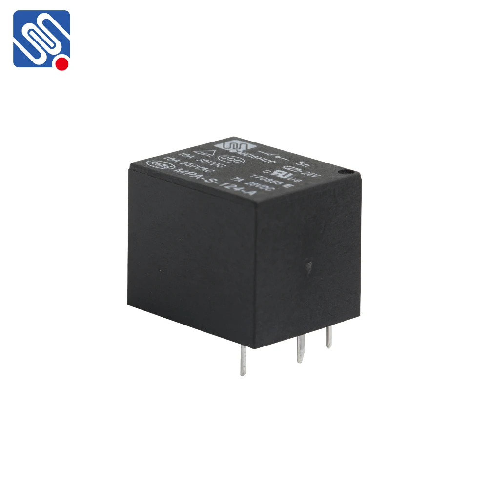 Meishuo MPA-S-124-A 0,36 Вт 24 В 4-контактное миниатюрное реле 15A/250VAC Реле T73 24 вольт электромагнитное реле высокой мощности PCB