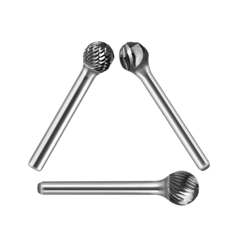 HARDVIK Silver welding Type-D Full size D06-D25 MX Tungsten Carbide  Burr  Rotary Burr Set for Polishing Carving OEM ODM