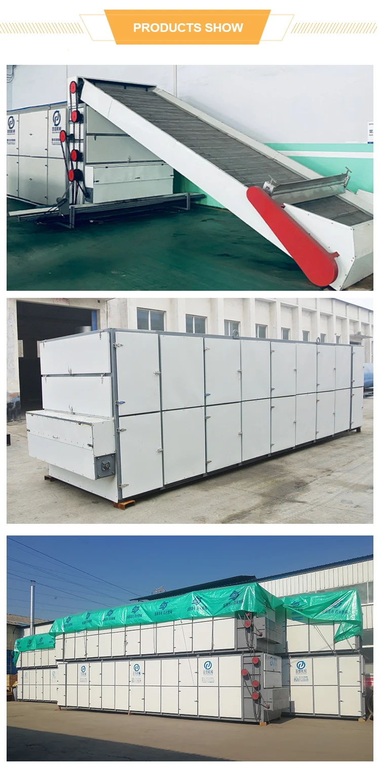 Vegetable Lettuce Dryer Gas / Electric Tea Leaf Alfalfa Seaweed Mint Drying Machine Drying Equipment