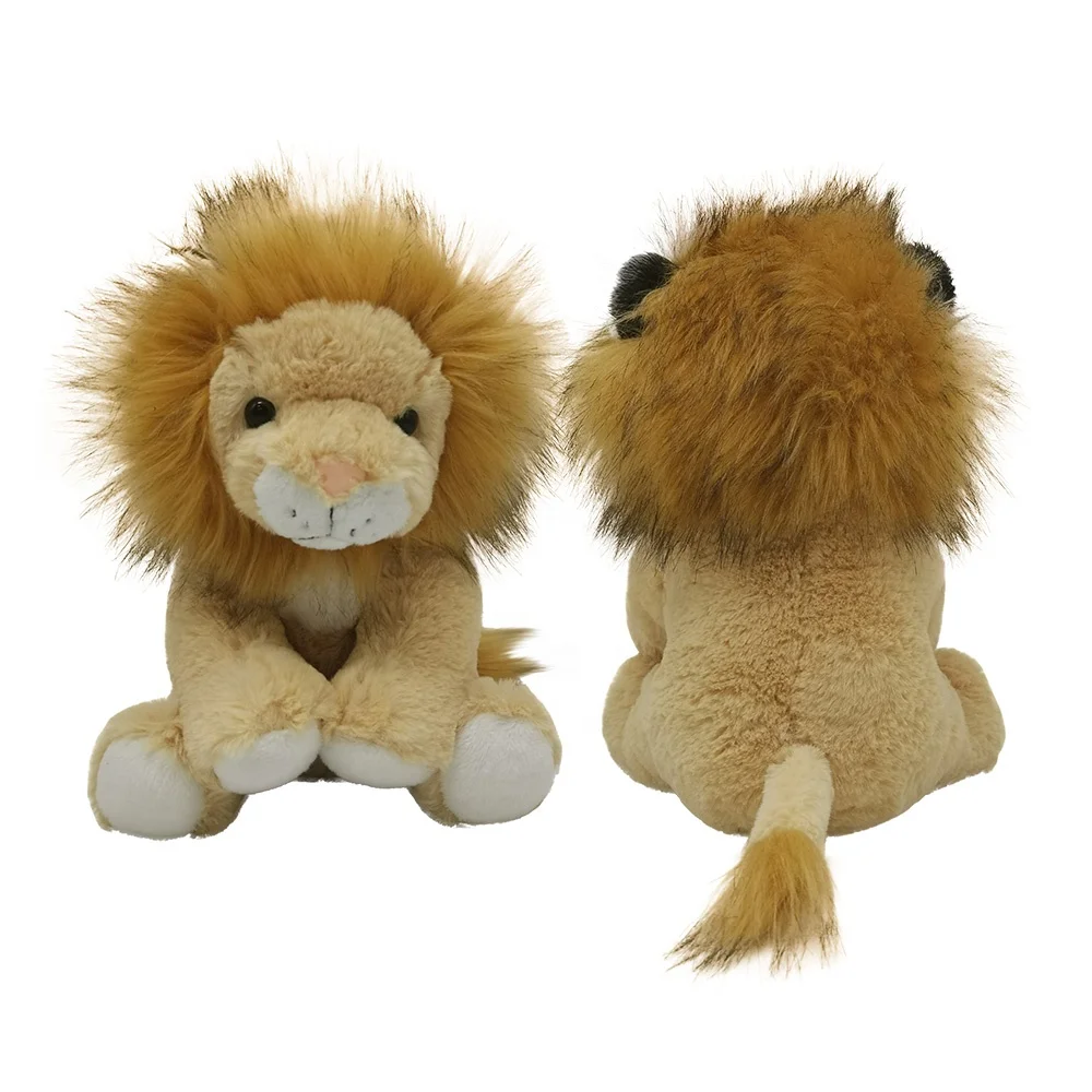 Cheap 23cm lion stuffed animal plush toys custom cute realistic animals baby lion soft plush toy