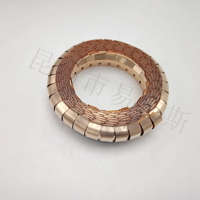 Stamping Metal High Conductivity EMI Finger Strips For Shielded Faraday Cage Doors