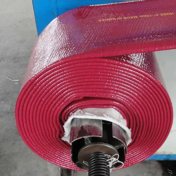 Blue /red/ yellow/green Flexible Pvc Lay Flat Pipe  Azul /rojo/ amarillo/verde flexible pvc laicos tubo plano