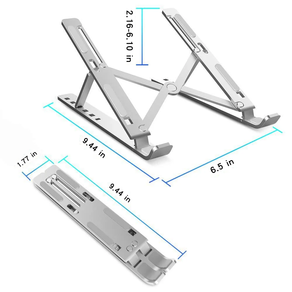 Flexible laptop cooling stand portable universal mini metal desktop notebook pc stand holder bracket support for asus