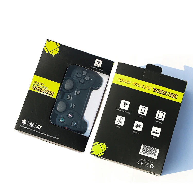 
Low price 2.4G wireless controller joystick gamepad for PC for Android TV box with OTG adapter 