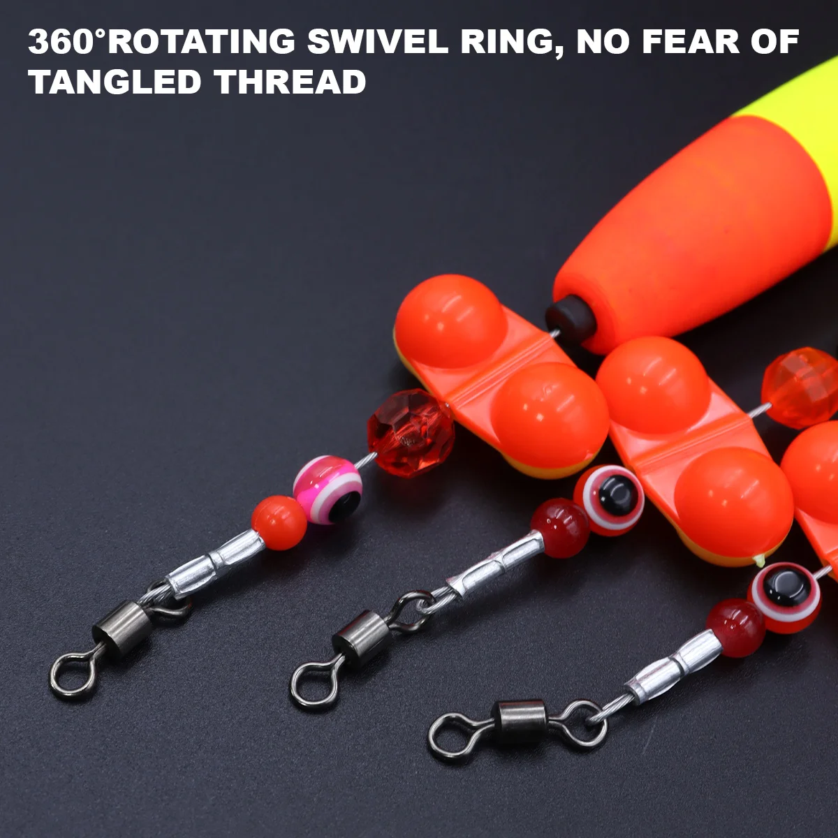 NEW 6/0 7/0 8/0 Circle hook BKK Catfish Rig with double rattle beads catfish fishing gear fishing lure