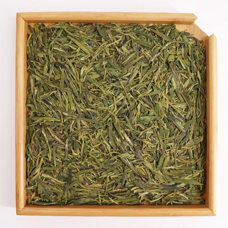  Органический свободный лист LongJing Зеленый чай оптом китайский дракон